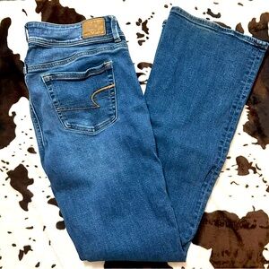 American Eagle jeans kick boot 10 long